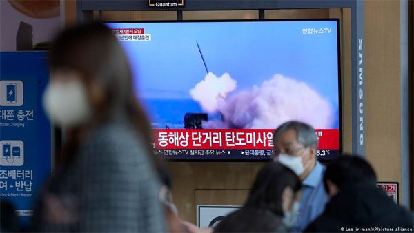 North Korea fires 'more than 10 ballistic missiles'; South Korea issues air raid alert