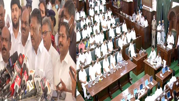 AIADMK dispute: OPS sits on Dy Oppn Leader's chair as EPS skips first day of TN Assembly Session