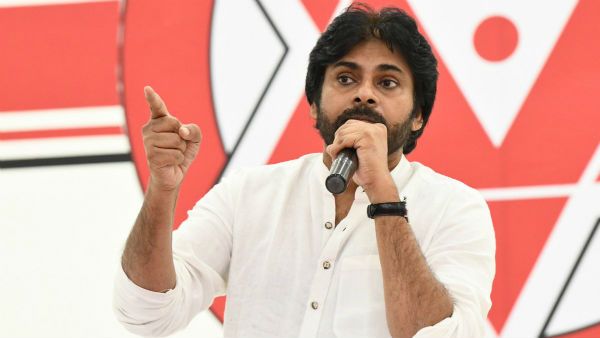 Pawan Kalyan shows 'chappal' to warn YSRCP over 'package star' jibe | VIDEO