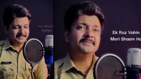 Pune cop wins Twitterati as he sings 'Desh Mere' | Viral