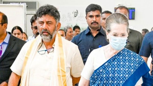 Sonia Gandhi in Mysore to participate in 'Bharat Jodo Yatra'