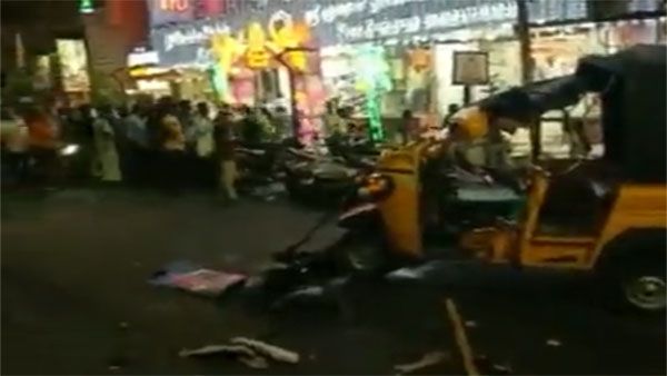 Caught on cam: Helium tank explodes in Trichy's crowded market, 1 dead