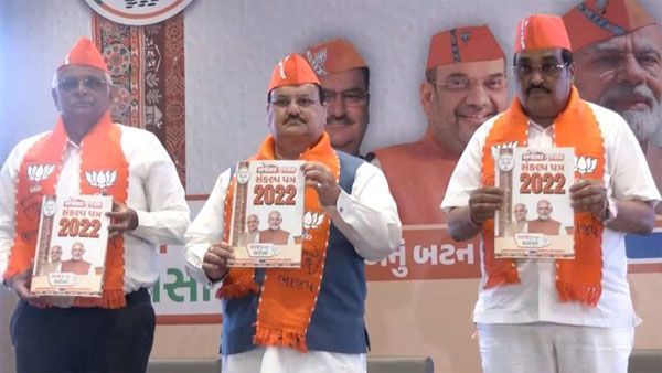 Sankalp for Agresar Gujarat: BJP’s manifesto promises free education for girls, KG to PG