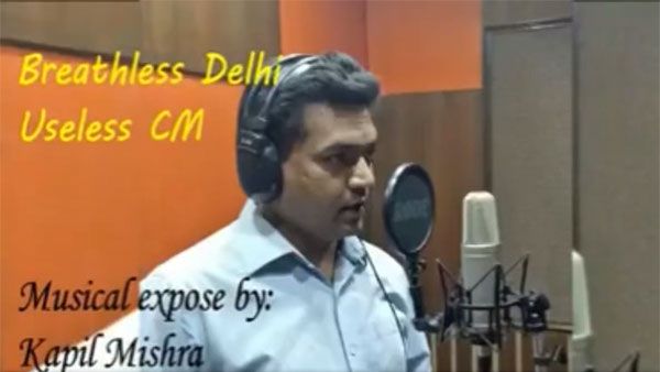 BJP Kapil Mishra recreates Shankar Mahadevan’s ‘Breathless’ to highlight Delhi’s pollution: Watch