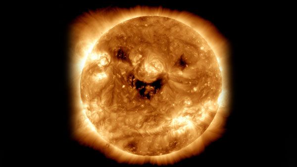 Fact Check: The truth behind the smiling Sun image posted by NASA