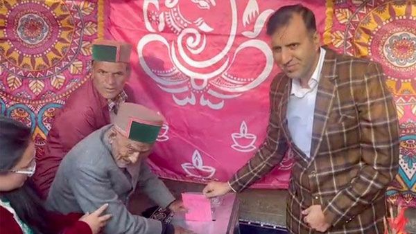 Himachal Polls: Independent India's first voter Shyam Negi, aged 106, casts postal ballot