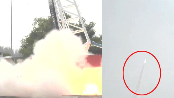 India's first private rocket Vikram-S built by Skyroot Aerospace lifts off from Sriharikota