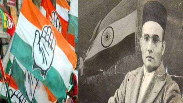 Congress backs Tukde Tukde gang but doesn’t respect national icons like Veer Savarkar