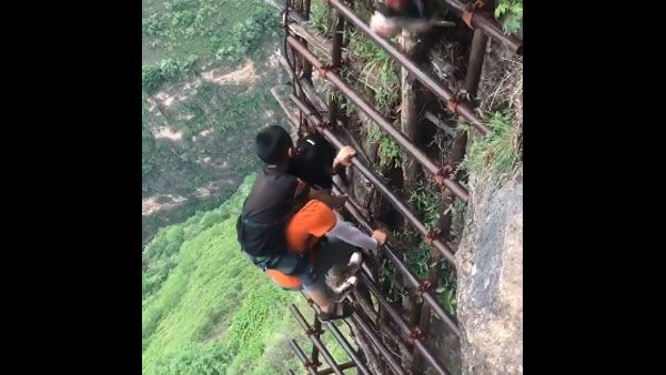Fact Check: Video of people facing hardship while commuting is from China not Arunachal