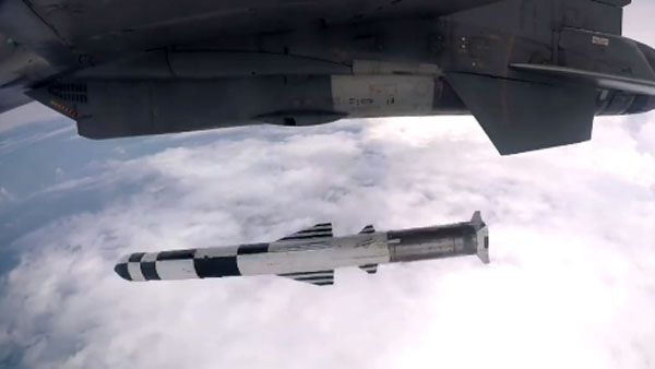 IAF successfully fires extended range version of Brahmos air launched missile against Ship Target