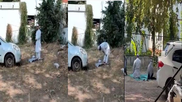 Vadodara: Two videos of couple and students offering namaz at Maharaja Sayajirao University go viral