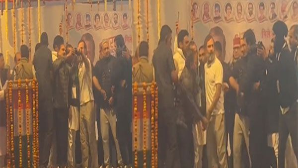 Video: Rahul Gandhi gets angry, pushes fan trying to take selfie with him
