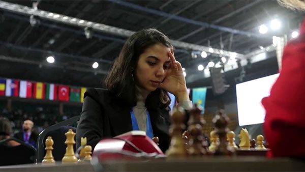 Iranian chess player Sara Khadem appears for tournament without mandatory hijab