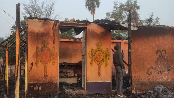 Another Hindu Temple Gutted in West Bengal’s Birbhum