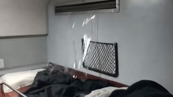 Fact Check: Video of water gushing out of AC vent is not from Vande Bharat Express