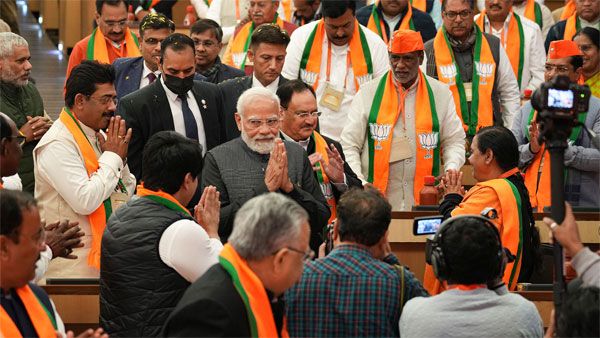 BJP's socio-economic resolution praises PM Modi for transforming Indian economy