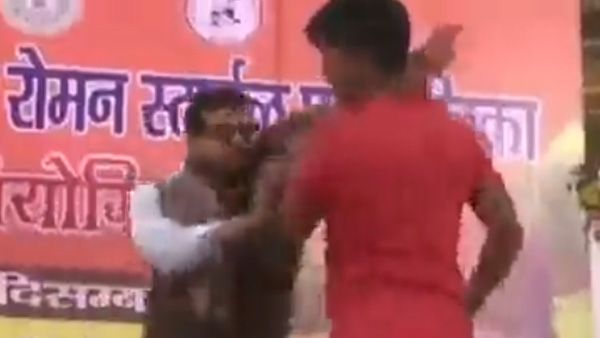 Fact Check: Old video of WFI president slapping a wrestler shared as new one