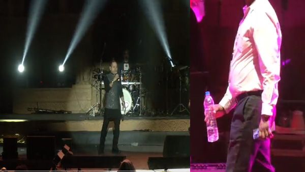 Bottle thrown at singer Kailash Kher during Hampi Utsav for not singing Kannada songs