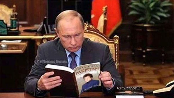 Fact Check; Is Vladimir Putin 'really' reading a book on Imran Khan?