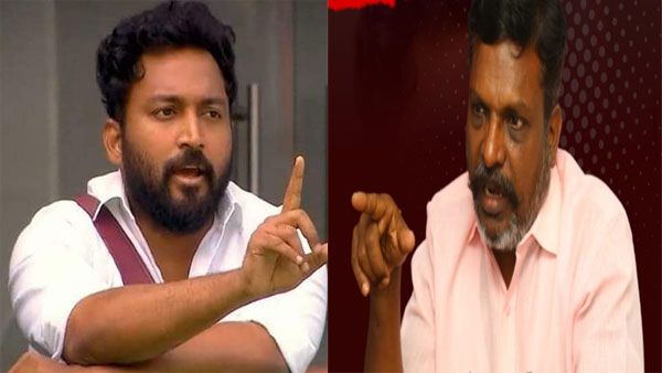 TN MP Thirumavalavan seeks vote for Bigg Boss Tamil candidate Vikraman ahead of finale