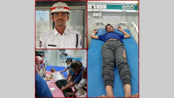 Quick thinking traffic cop saves man's life after he suffured cardiac arrest | Watch