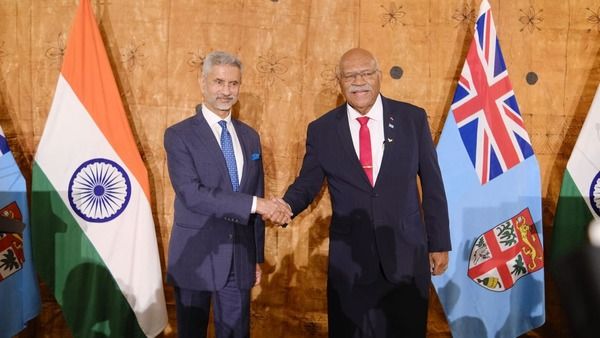 Bad manners: Fiji PM schools media on China in Jaishankar’s presence