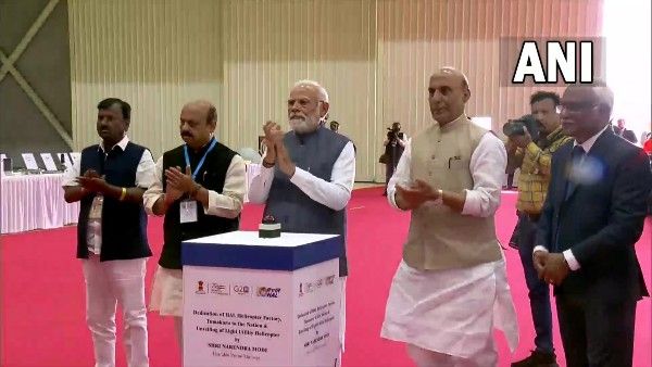 PM Modi inaugurates India's largest helicopter manufacturing hub in Karnataka's Tumakuru
