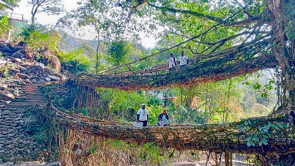 Meghalaya Election: Officials reach polling booths crossing rivers, trekking for hours