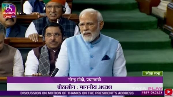 UPA's trademark was to let every opportunity turn into crisis from 2004-2014: PM Modi in Lok Sabha
