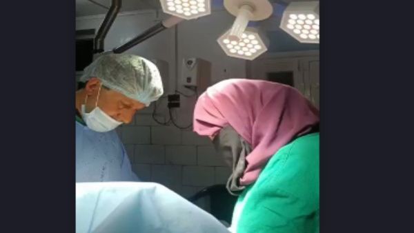 Video: Doctors continue to perform surgery amid earthquake tremors in Kashmir