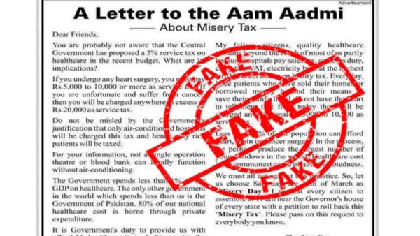 Fact Check: TMC MP Jawhar Sircar peddles fake news on healthcare tax