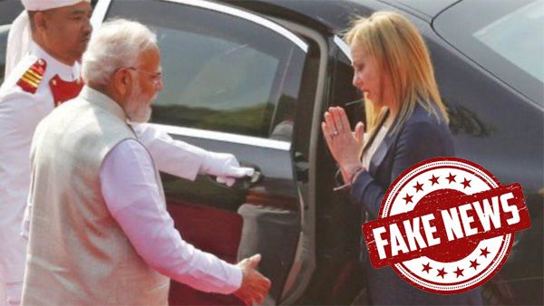 Fact Check: Did Italian PM snub PM Modi by not shaking hands with him?