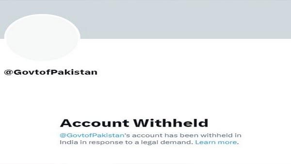 Pakistan govt's Twitter acct. withheld in India, 2nd time in 6 months