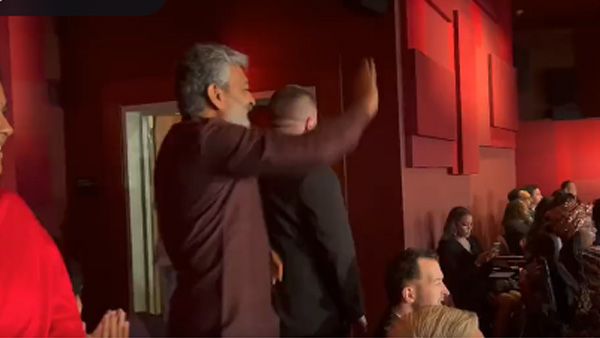 Watch S S Rajamouli gives a shout out to ‘Naatu Naatu’ team at Oscars
