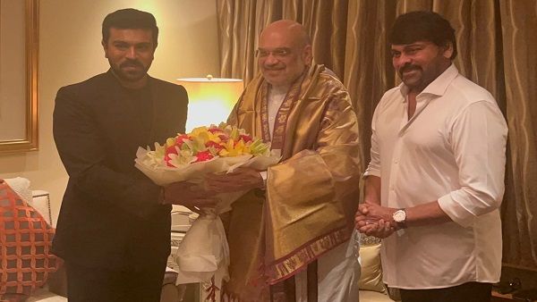 Ram Charan calls on Amit Shah in Delhi, to meet PM Modi next