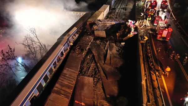 Fiery Greece train collision kills 26, injures at least 85