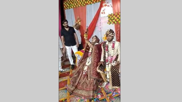 Bride on the run fearing arrest after opening fire during wedding in UP