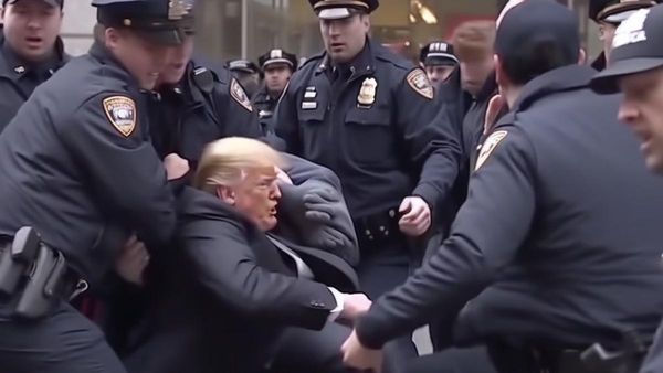 Fact Check: Are these images of Trump's arraignment real?