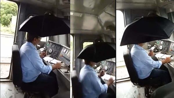 Fact Check: This image of a loco pilot holding an umbrella is not from Kerala’s first Vande Bharat Express 