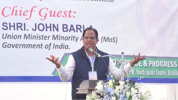 Christians are safe under Modi govt: Barla after meeting Church leader