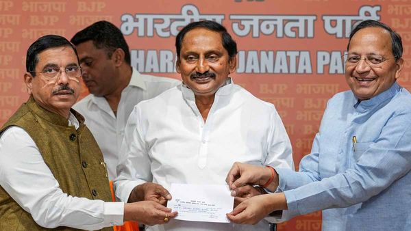 Never thought would leave Congress: Kiran Reddy after joining BJP