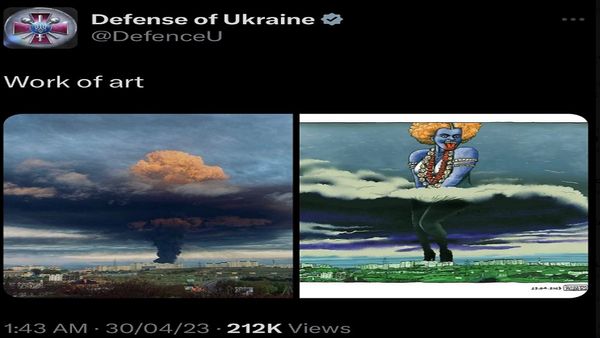 Netizens slam Ukraine defence ministry’s tweet depicting Hindu goddess Kali in awkward pose