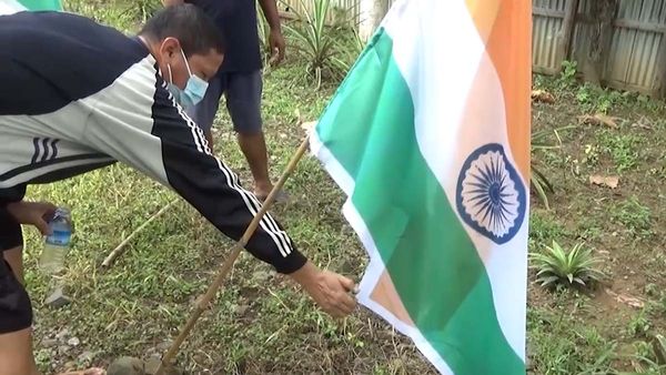 Fact Check: Did Members Of The Bajrang Dal Burn The Indian Flag In Manipur?