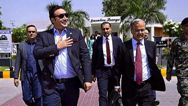 Watch: Pakistan’s foreign minister Bilwala Bhutto lands in Goa for SCO meet