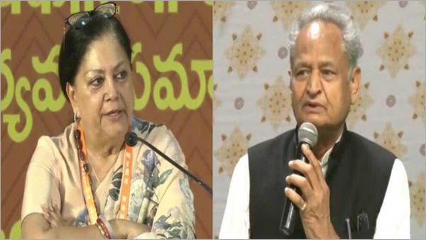 Big conspiracy: Vasundhara Raje counters Ashok Gehlot claims she saved his govt in 2020
