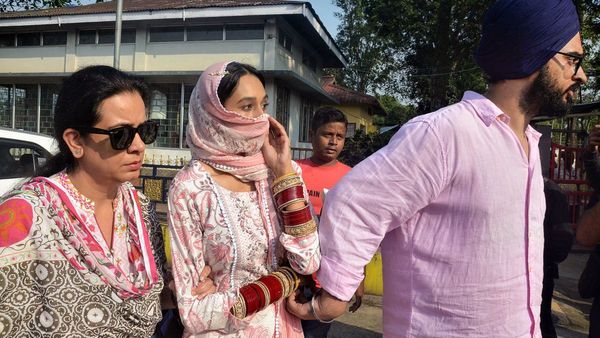 Amritpal Singh's wife meets him at Assam jail weeks after radical preacher's arrest