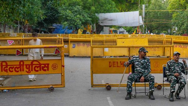 Security Beefed Up In Delhi As Protesting Wrestlers Set For A March To Parliament Building
