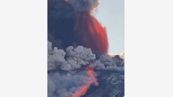 WATCH: Mount Etna, Europe's Most Active Volcano Erupts, Spews Ash On Catania