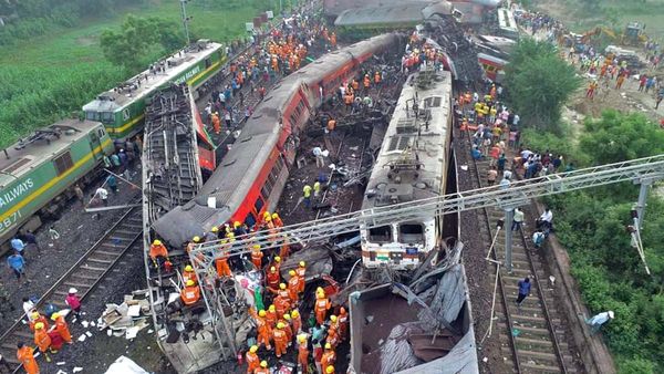 Odisha Train Accident: Drone Footage Shows Scene From Crash Site