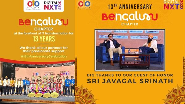 Top Brace Technocrats Atend CIO Klub Bangalore Chapter 13th Anniversary Celebration, DigitalNXT 2023 